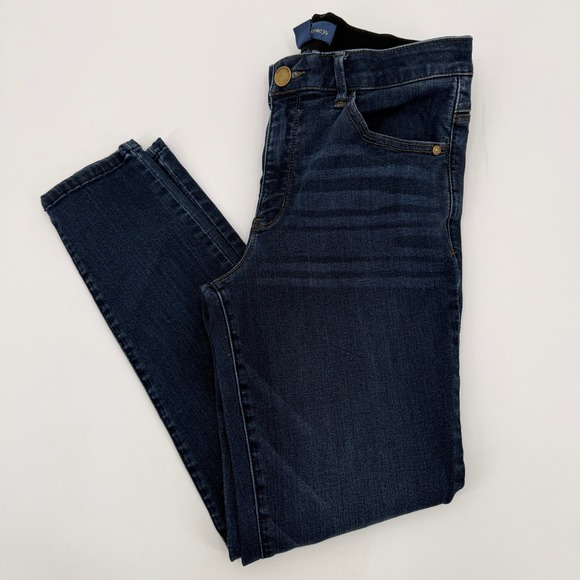 Democracy Denim - Democracy Absolution Skinny Jeans Size 8 Dark Indigo High Rise Slimming Modern
